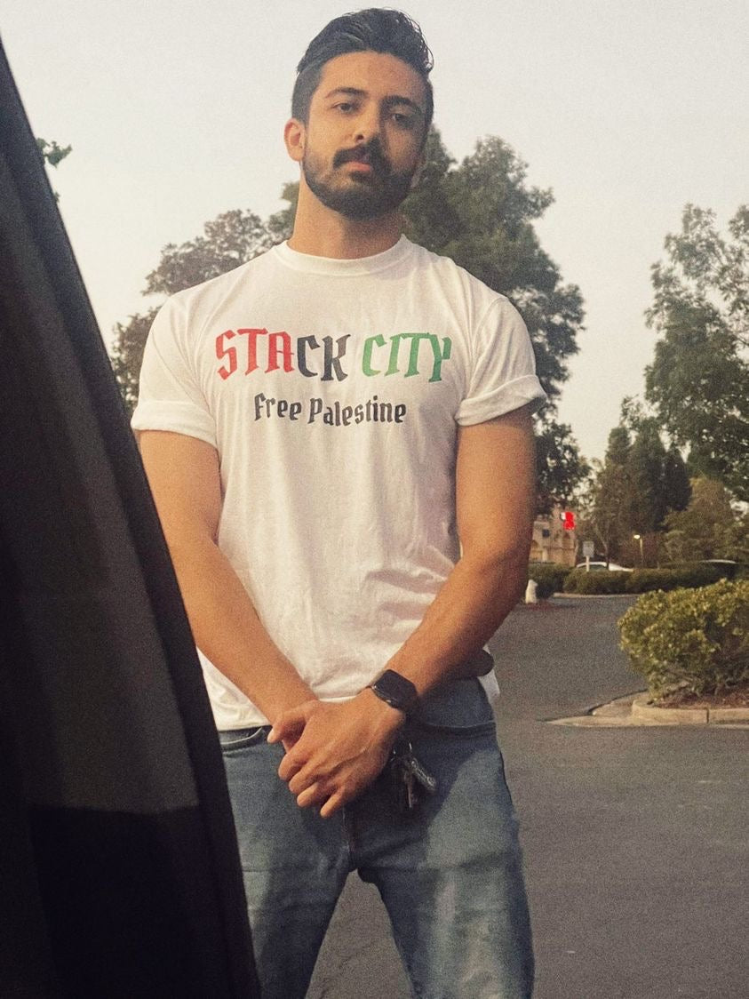 Free Palestine T Shirt (White)