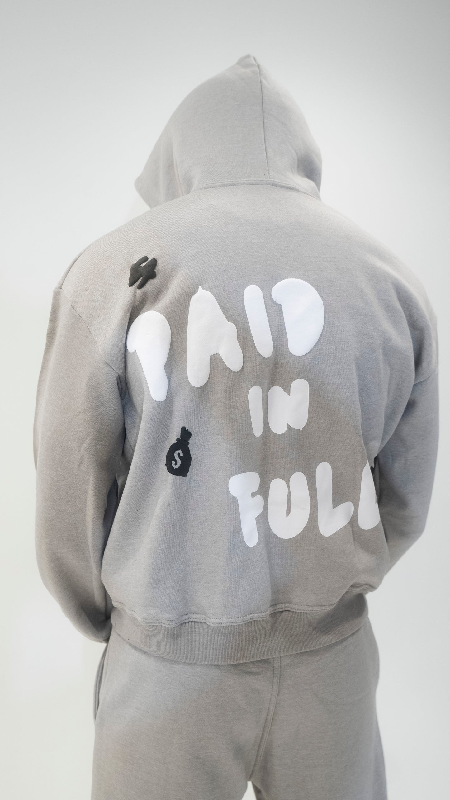 Paid In Full Grey Hoodie