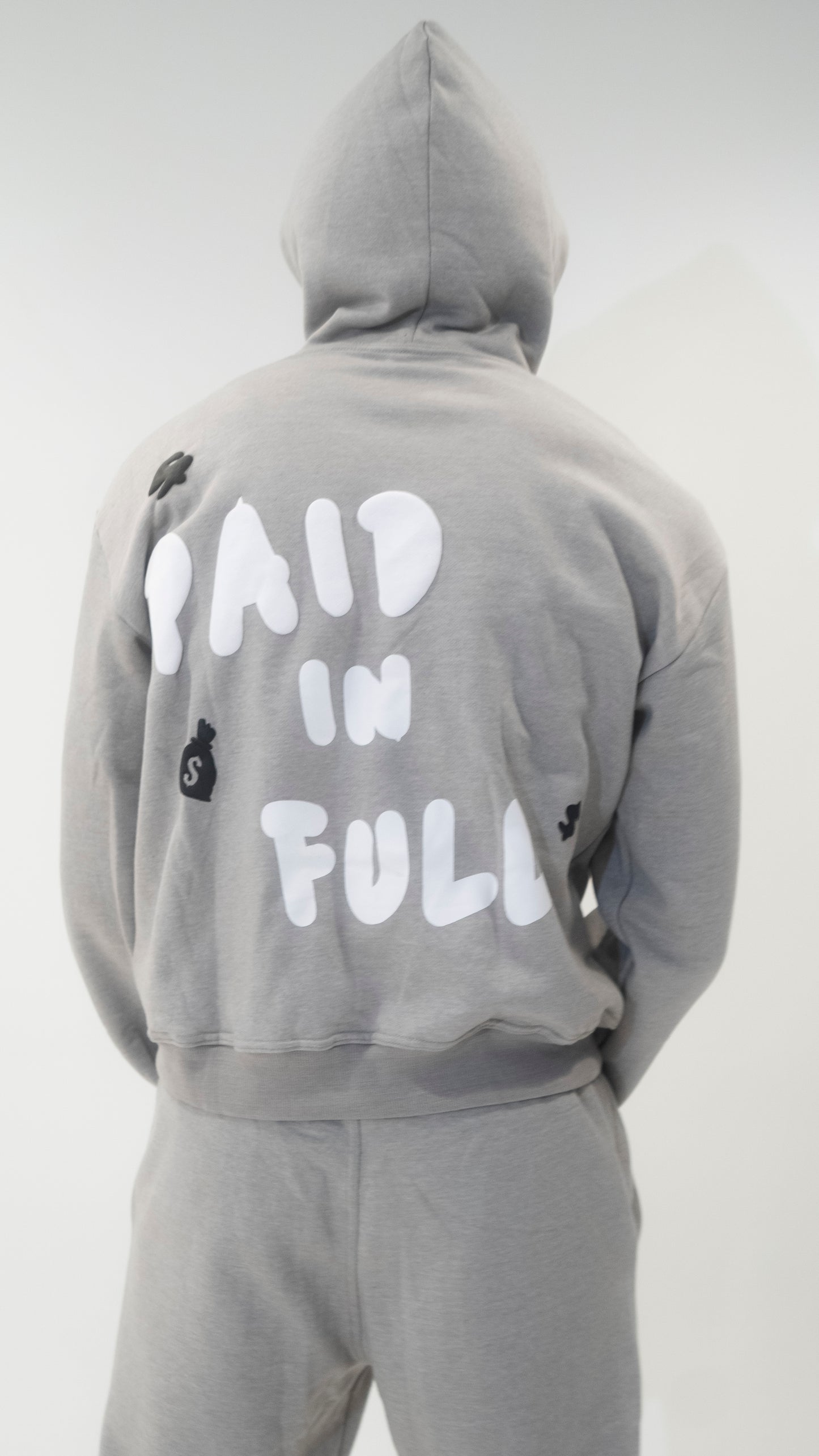 Paid In Full Grey Hoodie