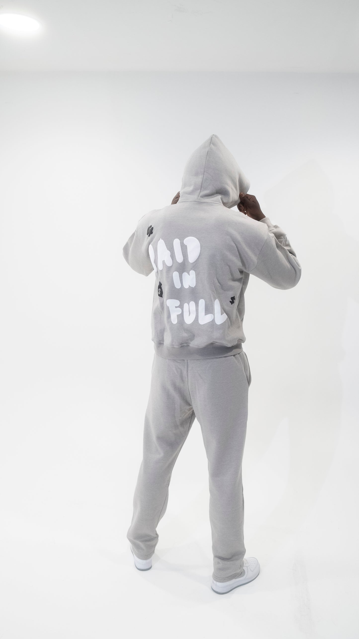 Paid In Full Grey Hoodie