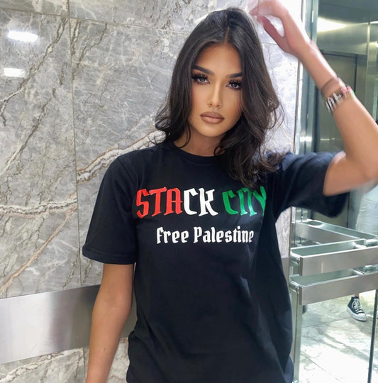 Free Palestine T Shirt (Black)