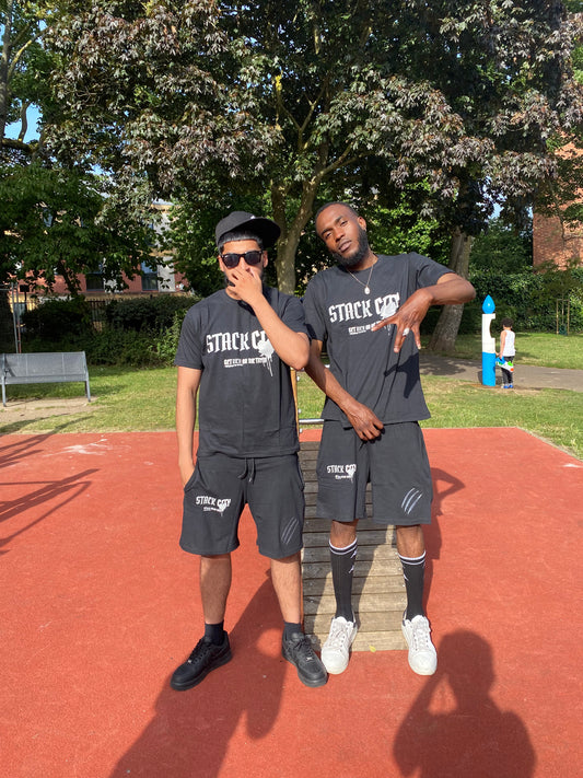 Get Rich or Die Tryin' Black Shorts Set